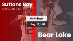 Matchup: Suttons Bay vs. Bear Lake  2017