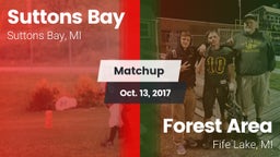 Matchup: Suttons Bay vs. Forest Area  2017
