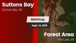 Matchup: Suttons Bay vs. Forest Area  2019