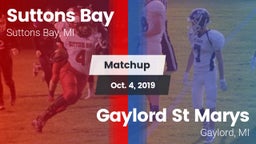 Matchup: Suttons Bay vs. Gaylord St Marys 2019