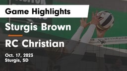 Sturgis Brown  vs RC Christian Game Highlights - Oct. 17, 2023