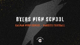 Calhan football highlights Byers High School