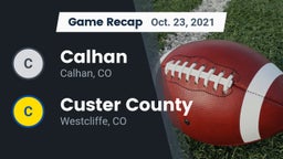 Recap: Calhan  vs. Custer County  2021