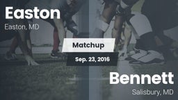Matchup: Easton vs. Bennett  2016