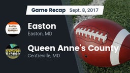Recap: Easton  vs. Queen Anne's County  2017