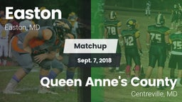 Matchup: Easton vs. Queen Anne's County  2018