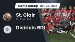 Recap: St. Clair  vs. Districts RD1 2022
