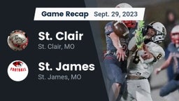 Recap: St. Clair  vs. St. James  2023