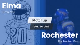 Matchup: Elma vs. Rochester  2016