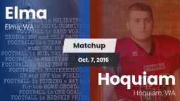 Matchup: Elma vs. Hoquiam  2016