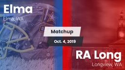 Matchup: Elma vs. RA Long  2019
