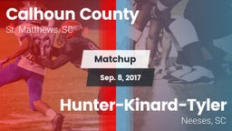 Matchup: Calhoun County vs. Hunter-Kinard-Tyler  2017