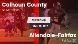 Matchup: Calhoun County vs. Allendale-Fairfax  2017