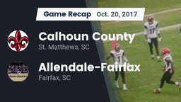 Recap: Calhoun County  vs. Allendale-Fairfax  2017