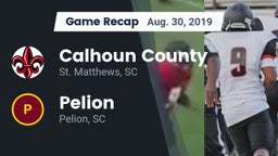 Recap: Calhoun County  vs. Pelion  2019