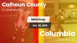 Matchup: Calhoun County vs. Columbia  2019