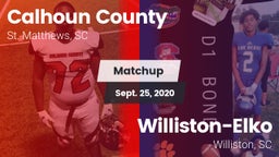 Matchup: Calhoun County vs. Williston-Elko  2020