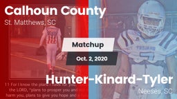 Matchup: Calhoun County vs. Hunter-Kinard-Tyler  2020