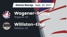 Recap: Wagener-Salley  vs. Williston-Elko  2017