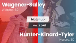 Matchup: Wagener-Salley vs. Hunter-Kinard-Tyler  2018