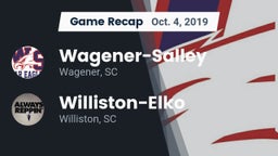 Recap: Wagener-Salley  vs. Williston-Elko  2019