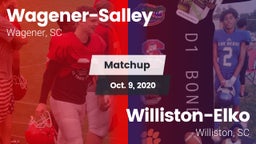 Matchup: Wagener-Salley vs. Williston-Elko  2020