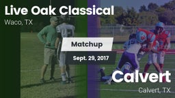 Matchup: Live Oak Classical vs. Calvert  2017