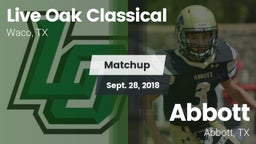 Matchup: Live Oak Classical vs. Abbott  2018