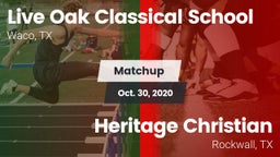 Matchup: Live Oak Classical vs. Heritage Christian  2020