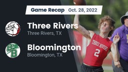 Recap: Three Rivers  vs. Bloomington  2022