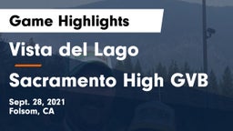 Vista del Lago  vs Sacramento High GVB Game Highlights - Sept. 28, 2021
