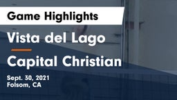 Vista del Lago  vs Capital Christian Game Highlights - Sept. 30, 2021