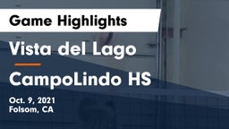 Vista del Lago  vs CampoLindo HS Game Highlights - Oct. 9, 2021