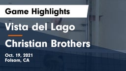 Vista del Lago  vs Christian Brothers  Game Highlights - Oct. 19, 2021