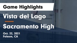 Vista del Lago  vs Sacramento High Game Highlights - Oct. 22, 2021