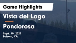 Vista del Lago  vs Pondorosa  Game Highlights - Sept. 10, 2022