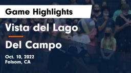 Vista del Lago  vs Del Campo  Game Highlights - Oct. 10, 2022