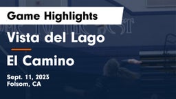 Vista del Lago  vs El Camino  Game Highlights - Sept. 11, 2023