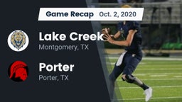 Recap: Lake Creek  vs. Porter  2020