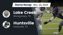 Recap: Lake Creek  vs. Huntsville  2020