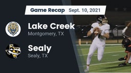 Recap: Lake Creek  vs. Sealy  2021
