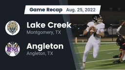 Recap: Lake Creek  vs. Angleton  2022