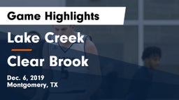 Lake Creek  vs Clear Brook  Game Highlights - Dec. 6, 2019