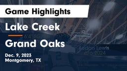 Lake Creek  vs Grand Oaks Game Highlights - Dec. 9, 2023