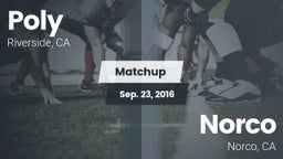Matchup: Poly  vs. Norco  2016