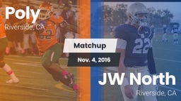 Matchup: Poly  vs. JW North  2016