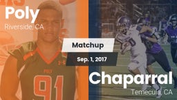 Matchup: Poly  vs. Chaparral  2017