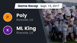 Recap: Poly  vs. ML King  2017