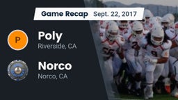 Recap: Poly  vs. Norco  2017