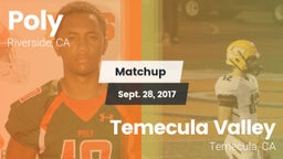 Matchup: Poly  vs. Temecula Valley  2017